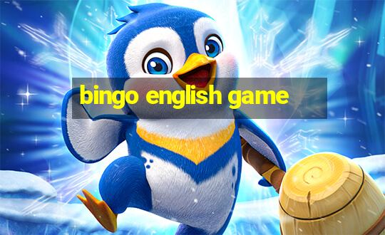 bingo english game