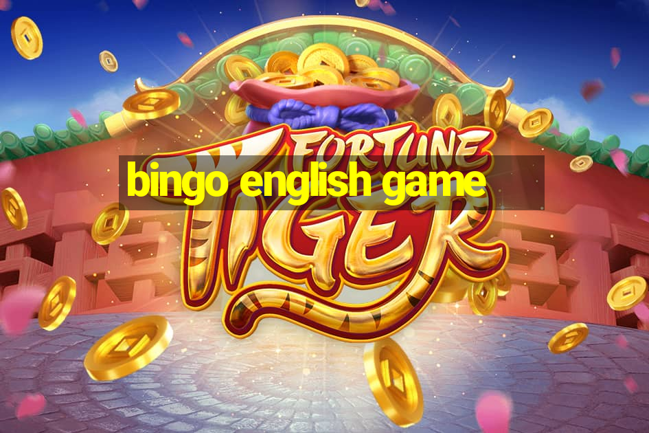 bingo english game