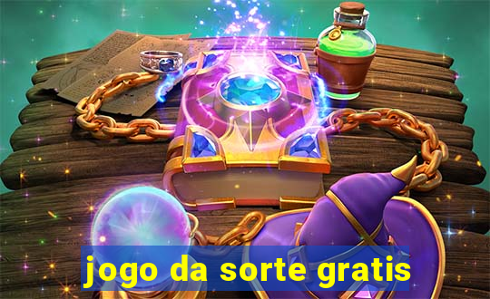 jogo da sorte gratis