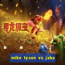 mike tyson vs jake paul onde assistir