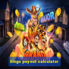 bingo payout calculator