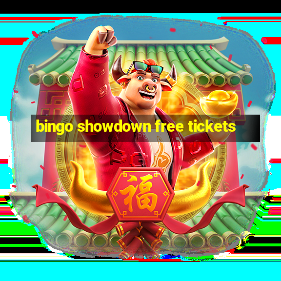 bingo showdown free tickets