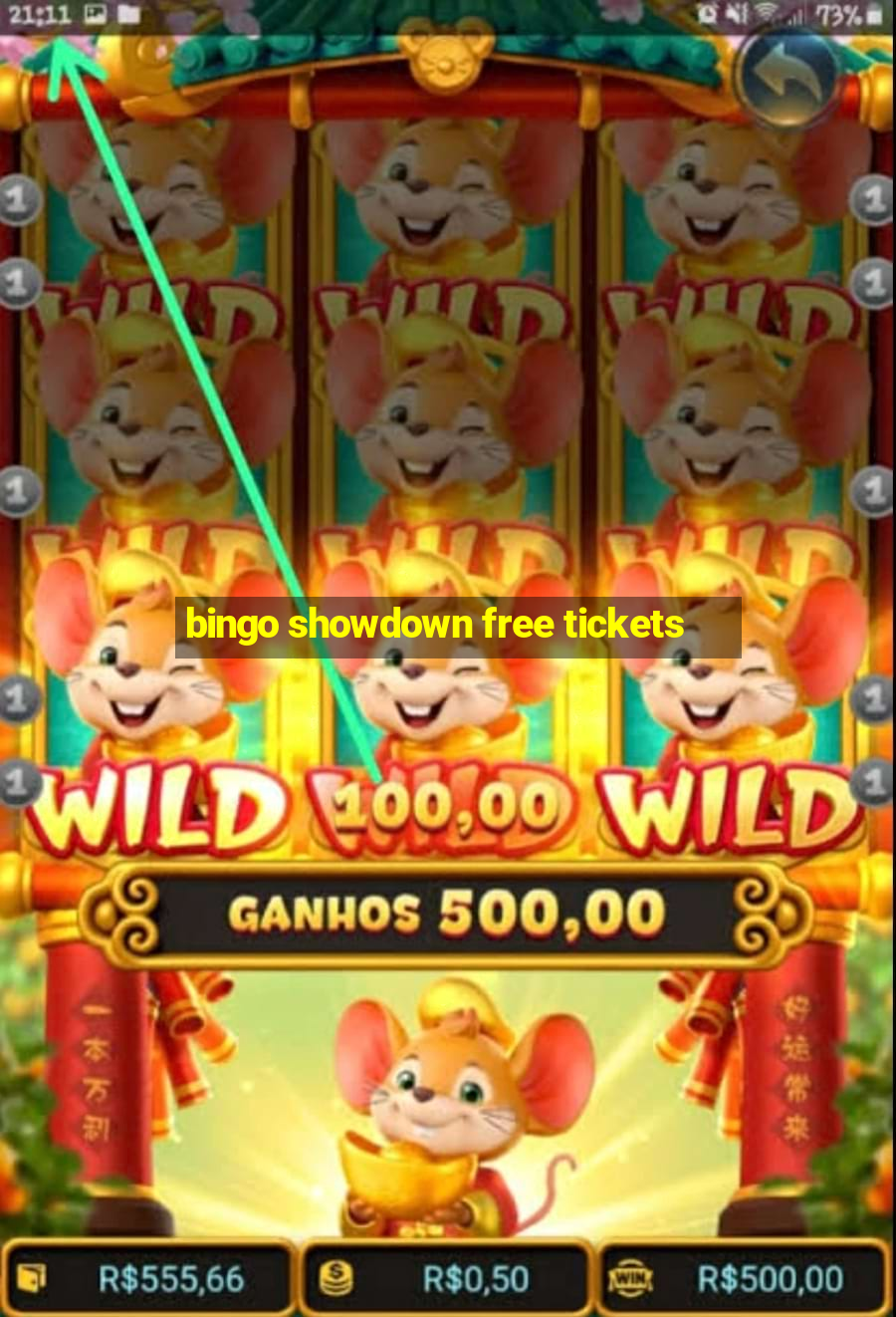 bingo showdown free tickets