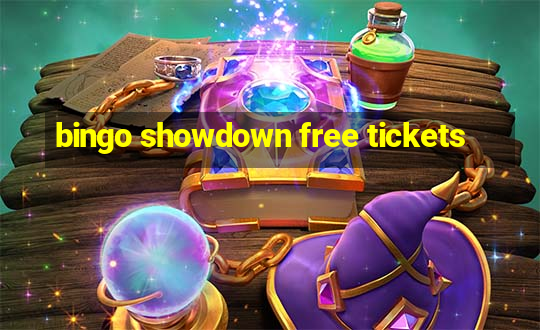 bingo showdown free tickets