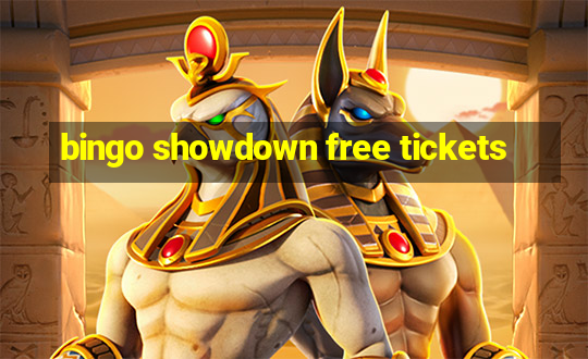 bingo showdown free tickets