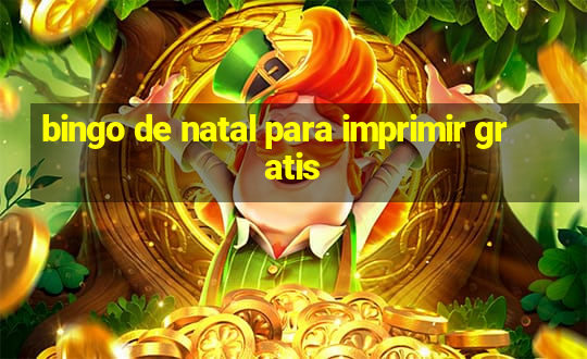 bingo de natal para imprimir gratis