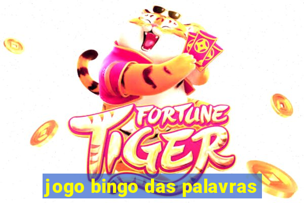 jogo bingo das palavras