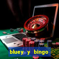 bluey y bingo bailando png