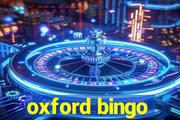 oxford bingo