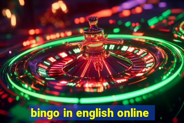 bingo in english online