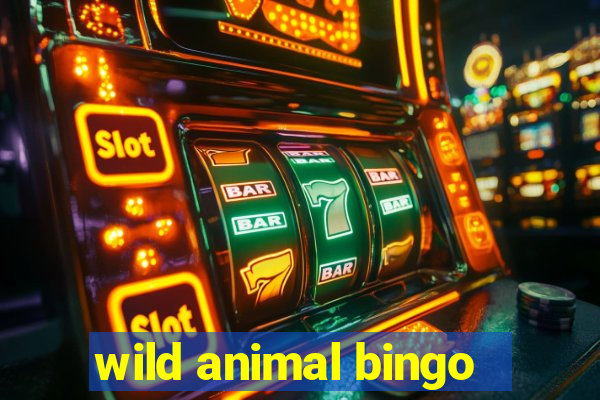 wild animal bingo