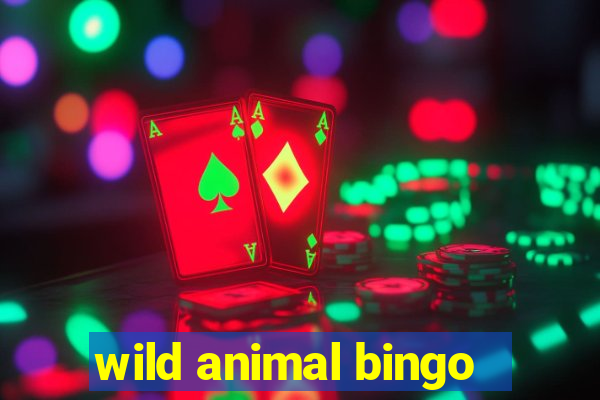 wild animal bingo