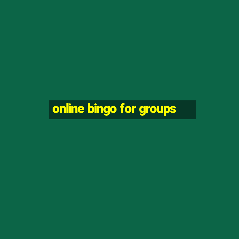 online bingo for groups