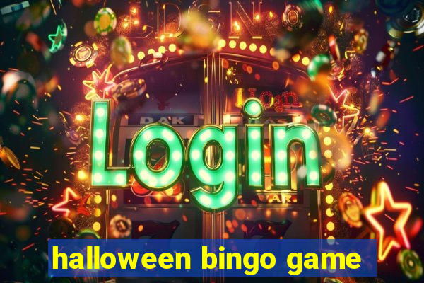 halloween bingo game