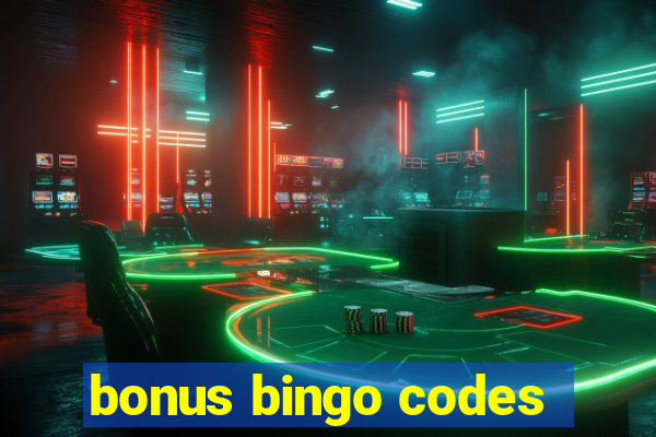 bonus bingo codes