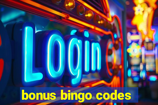 bonus bingo codes