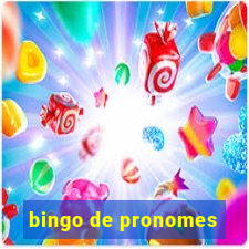 bingo de pronomes