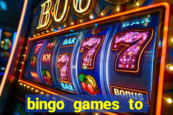 bingo games to play for free