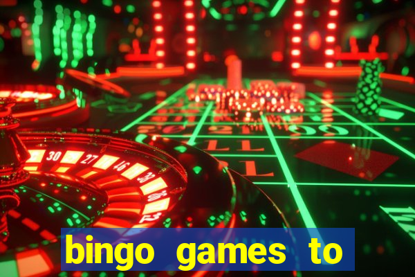 bingo games to play for free