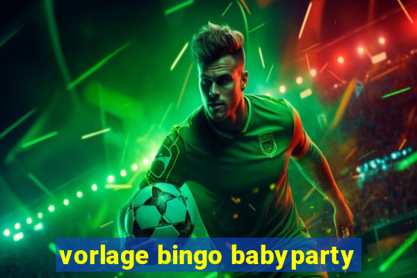 vorlage bingo babyparty