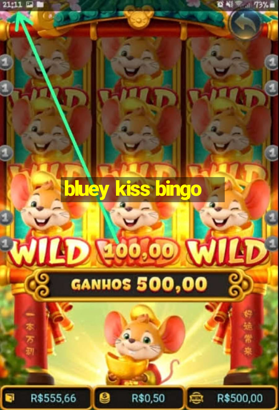 bluey kiss bingo