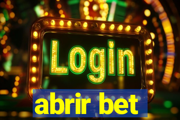 abrir bet