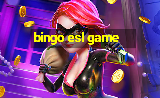 bingo esl game