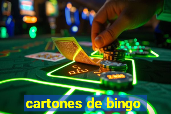 cartones de bingo