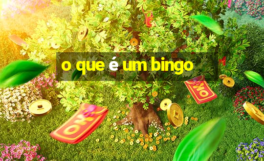 o que é um bingo