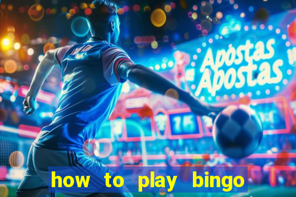 how to play bingo for money