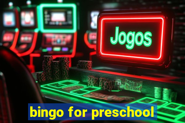 bingo for preschool