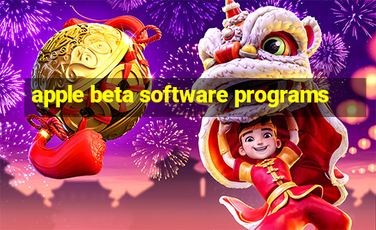 apple beta software programs