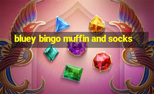 bluey bingo muffin and socks