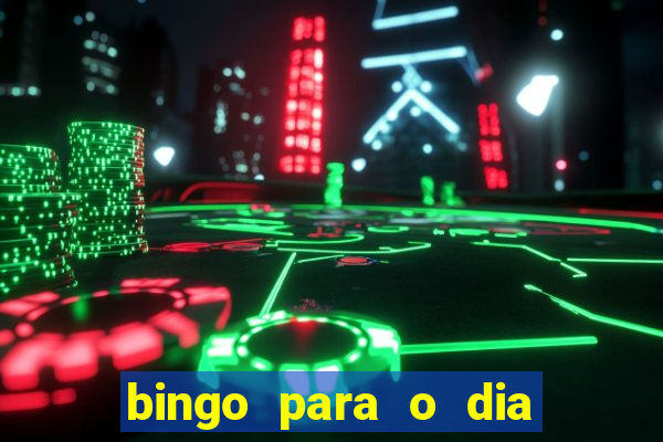 bingo para o dia da mulher