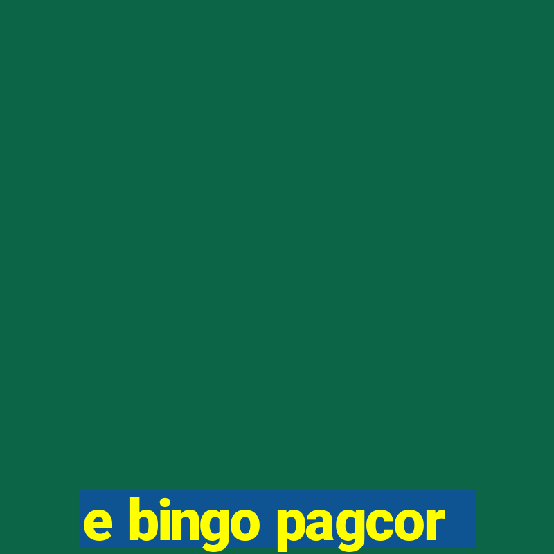 e bingo pagcor