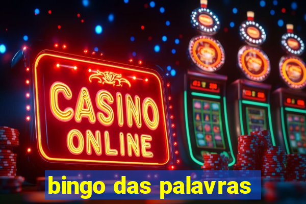 bingo das palavras