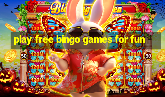 play free bingo games for fun