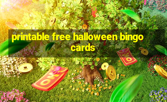 printable free halloween bingo cards