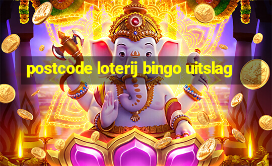 postcode loterij bingo uitslag