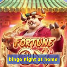 bingo night at home