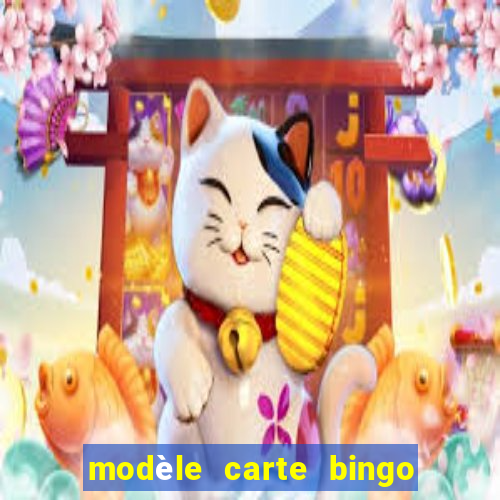 modèle carte bingo quarantaine gratuit