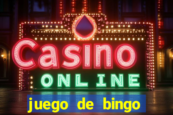 juego de bingo para ganar dinero