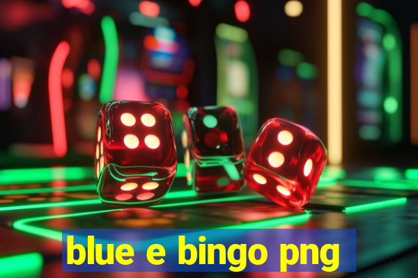 blue e bingo png