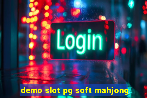 demo slot pg soft mahjong