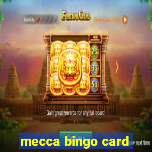 mecca bingo card