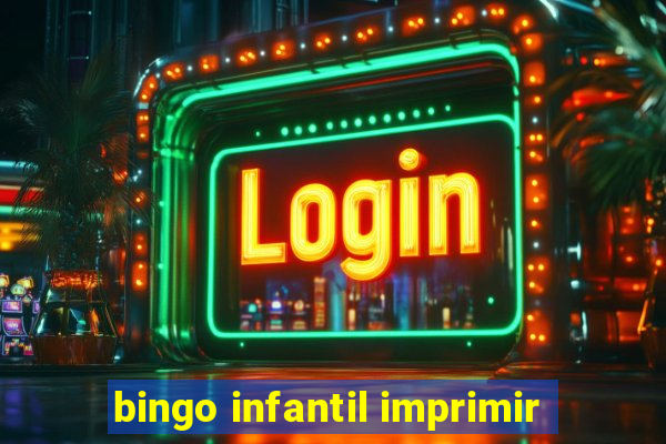 bingo infantil imprimir