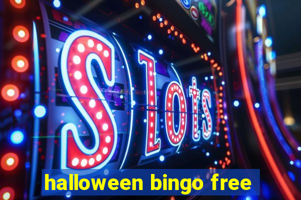 halloween bingo free