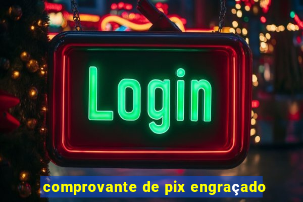 comprovante de pix engraçado