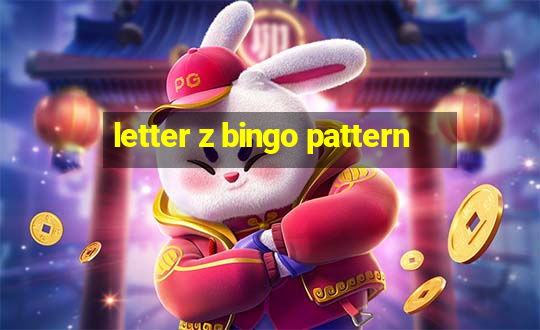 letter z bingo pattern