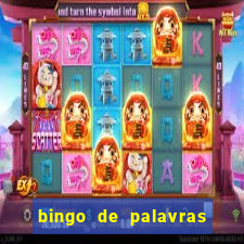 bingo de palavras para o 4 ano